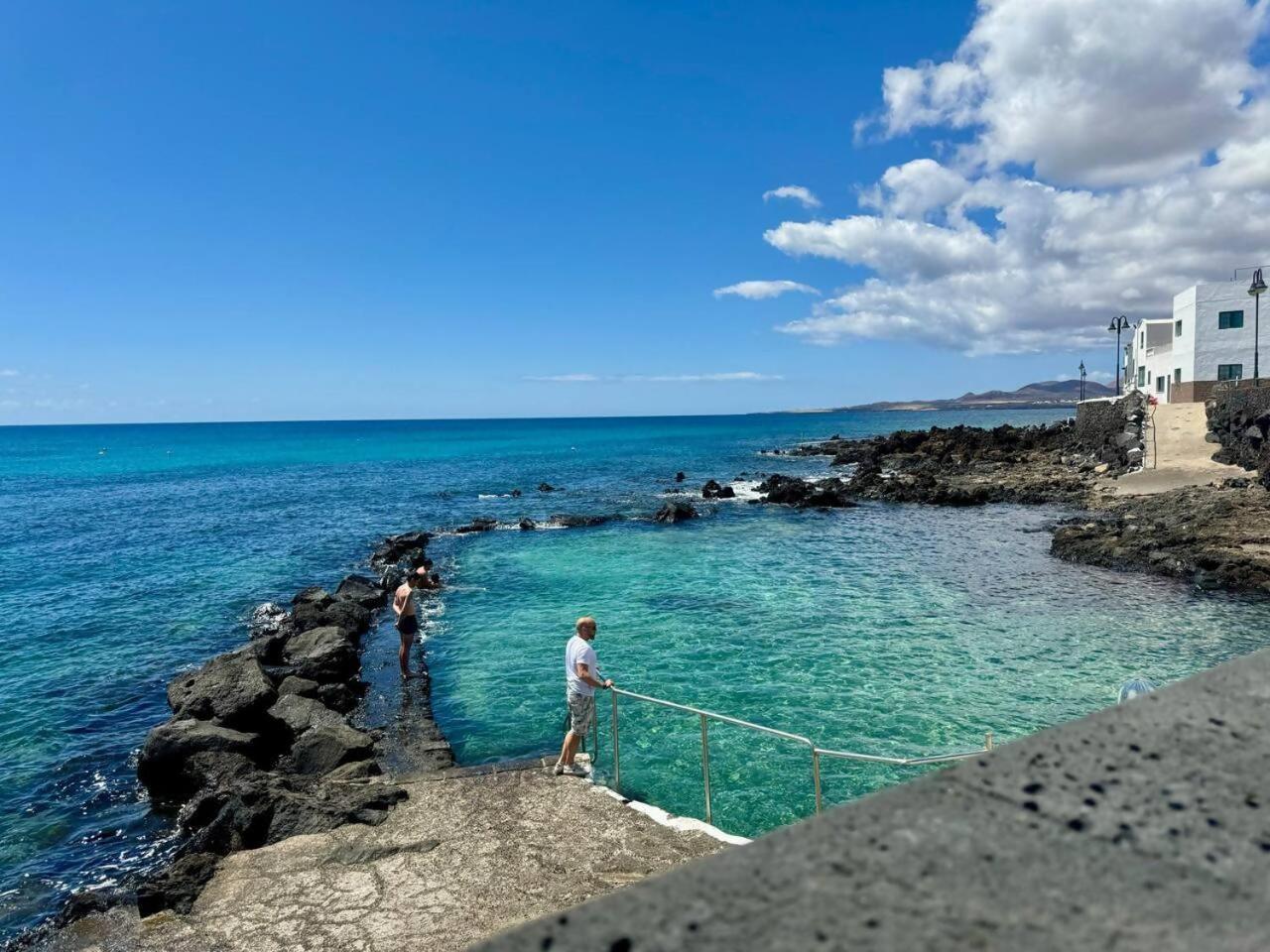 Gran Terraza 1 Minuto De Las Piscinas Naturales Пунта-де-Мухерес Экстерьер фото