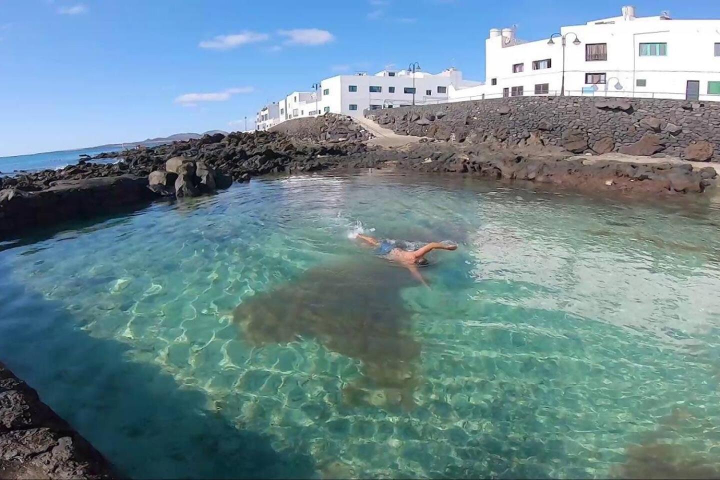Gran Terraza 1 Minuto De Las Piscinas Naturales Пунта-де-Мухерес Экстерьер фото